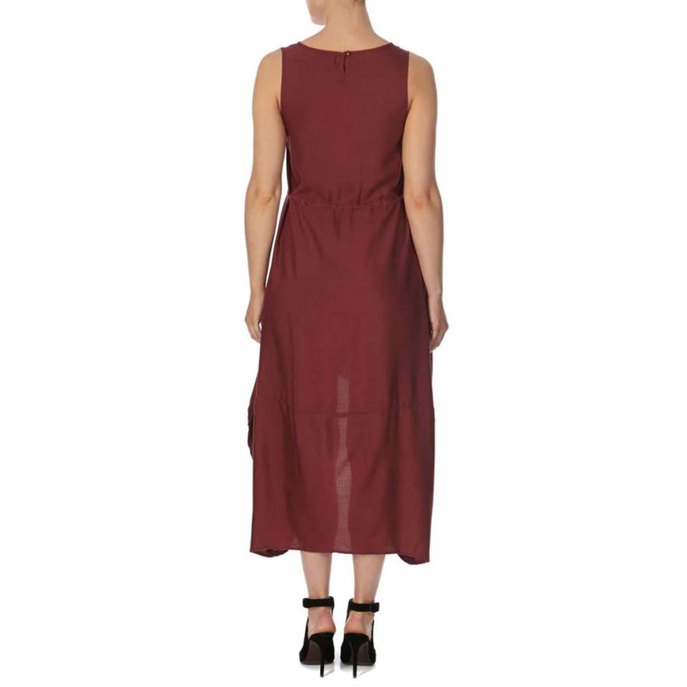 Bolongaro Trevor Oxblood Parachute Dress - Picture 2 of 11